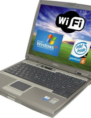 Laptop Dell Latitude D610 - Ordinateur portable 14,1" - Intel 2 Ghz - 80 Go - 2 Go de RAM - DVD - WIFI  - Windows XP Profesionnel - Couleur Grise.