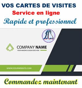 Cartes de visite en ligne au Cameroun – Bafoussam, Yaoundé, Douala