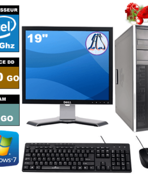 Ordinateur HP Tour Workstation - 3,4 GHz - 3 Go RAM - 160 Go DD - Ecran 19"
