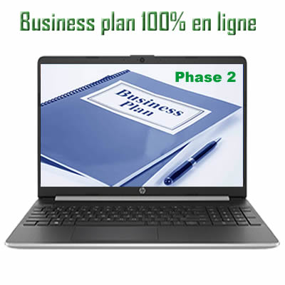 business plan 100% en ligne phase 2