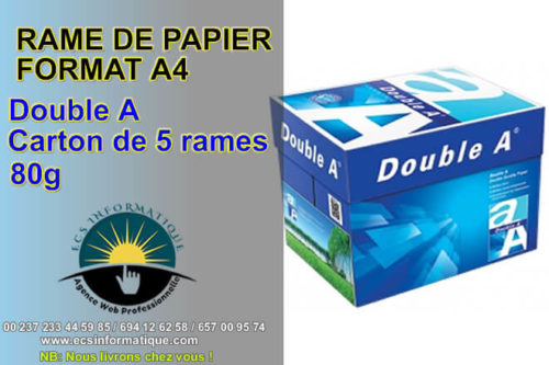 Rame de papier format A4 carton double A
