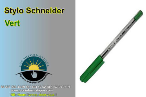 stylo schneider vert