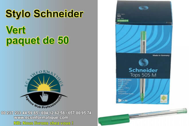 Stylo à bille tops 505m « bleu » de marque schneider