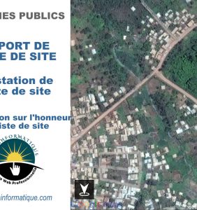 Rapport de visite de site | attestation visite de site