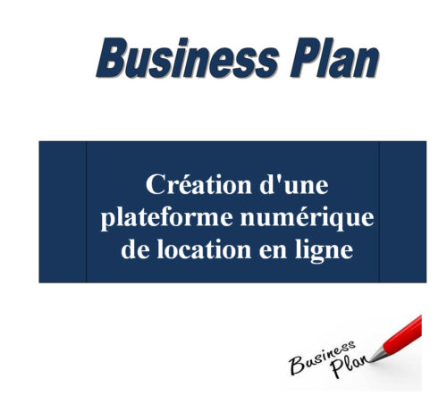 business plan plateforme location en ligne