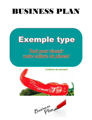 business plan agriculture en afrique Business plan culture piment