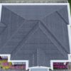 Plan de maison de 4 chambres, 1 salon, 1 salle à manger, 1 cuisine et 3 douches – Image 9
