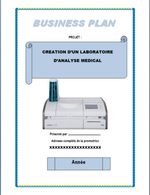 business plan agriculture en afrique Business plan laboratoire d'analyse médicale