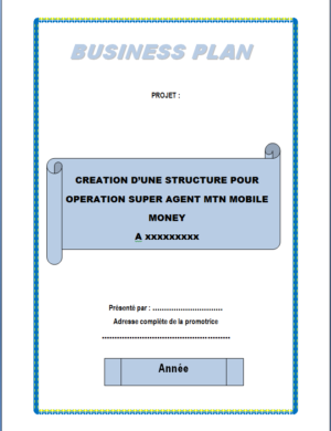 business plan agriculture en afrique
