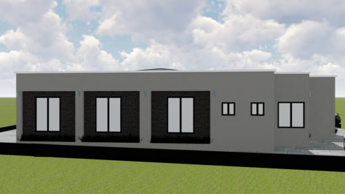 Plan de maison 7 chambres, 1 salon, 1 salle à manger, 1 cuisine et 4 douches – Image 7