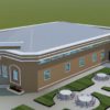 Plan architectural d'une salle de fête moderne de 400 places – Image 2