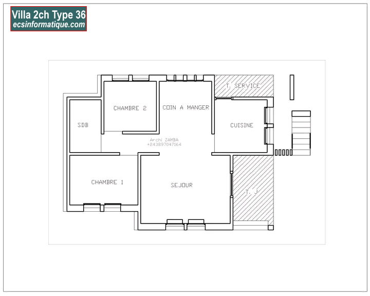 Villa T3 Type 36