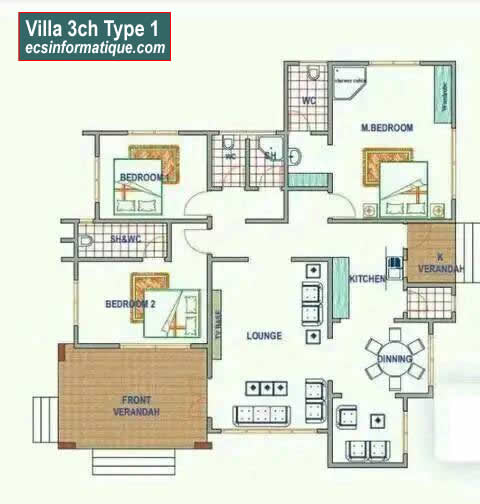 Villa T4 Type 1