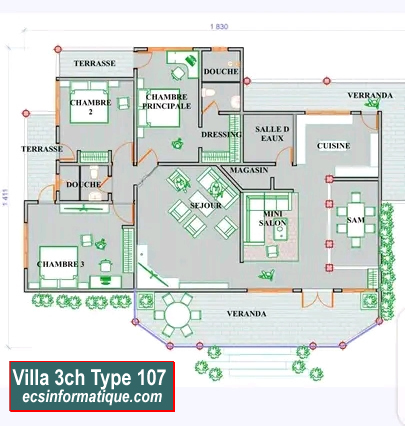 Villa T4 Type 27