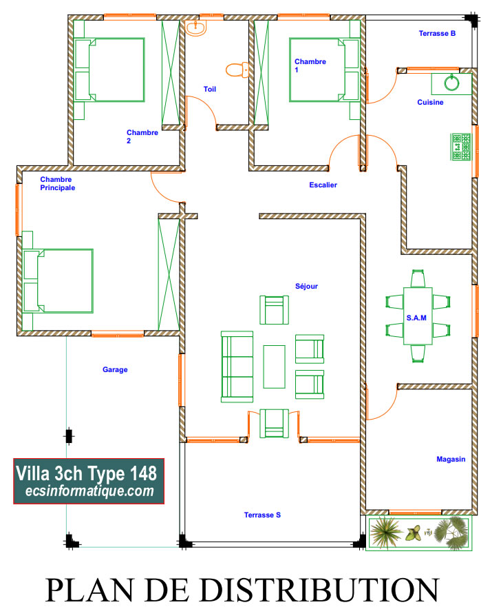 Villa T4 Type 28