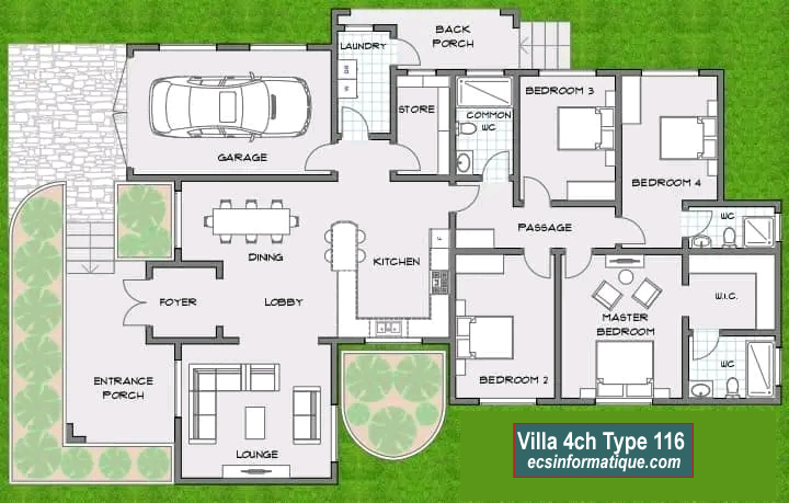 Villa T5 Type 36