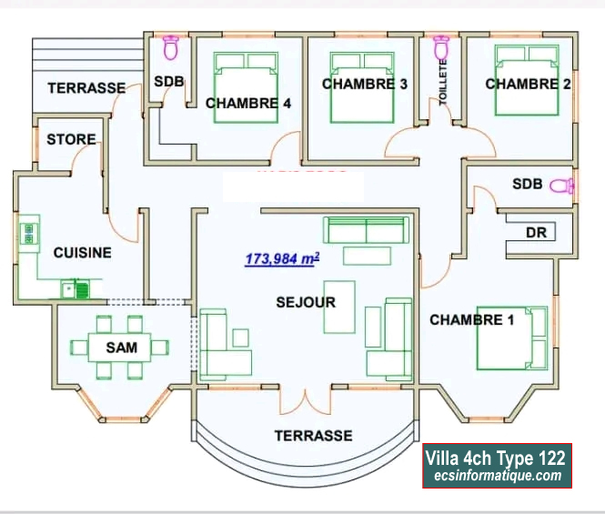 Villa T5