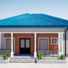 plan villa 4 chambres salon