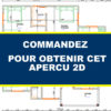 Plan de maison moderne de 4 chambres salon 2 douches – Image 8