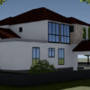 Plan de duplex avec appartement indépendant au rez de chaussée – Image 2
