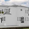 Plan de duplex confortable 4 chambres salons avec cuisine américaine – Image 10