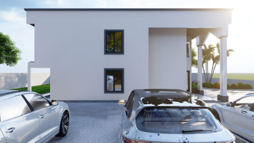 Plan de duplex simple et confortable 5 chambres un salon – Image 6