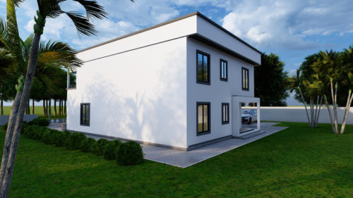 Plan de duplex simple et confortable 5 chambres un salon – Image 7