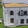 Plan de duplex simple et confortable 5 chambres un salon – Image 8