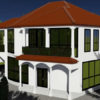 Plan de duplex avec appartement indépendant au rez de chaussée – Image 3