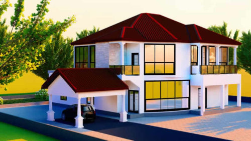 Plan de duplex avec appartement indépendant au rez de chaussée – Image 6