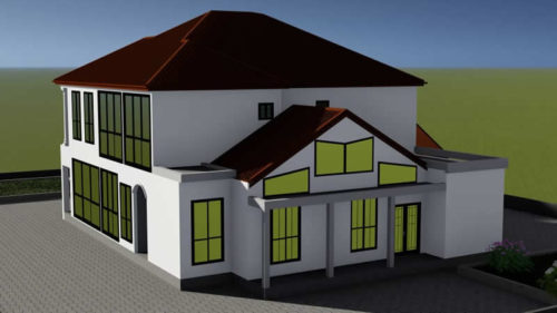 Plan de duplex avec appartement indépendant au rez de chaussée – Image 8