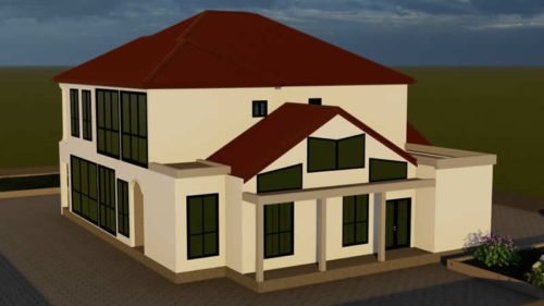 Plan de duplex avec appartement indépendant au rez de chaussée – Image 9