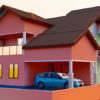 Plan de duplex moderne 7 chambres un salon – Image 2