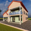 Plan de duplex moderne 7 chambres un salon – Image 8