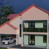 Plan de duplex moderne 7 chambres un salon – Image 9