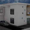 Plan de maison moderne type duplex de 5 chambres salons – Image 3