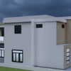 Plan de maison moderne type duplex de 5 chambres salons – Image 9