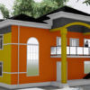Plan de maison R+1 avec 2 appartements à l'étage – Image 3