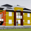 Plan de maison R+1 avec 2 appartements à l'étage – Image 4