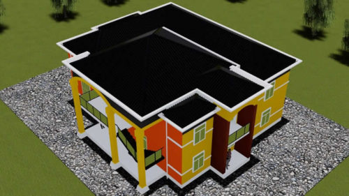 Plan de maison R+1 avec 2 appartements à l'étage – Image 6
