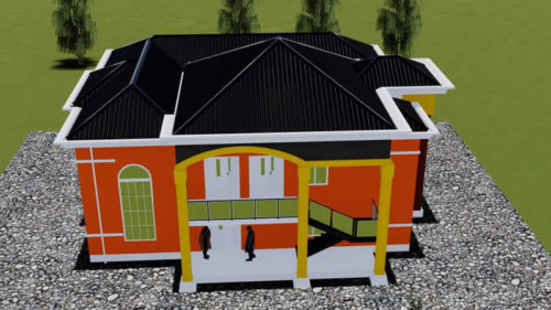 Plan de maison R+1 avec 2 appartements à l'étage – Image 7