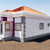 Plan de maison moderne 3 chambres simple et jolie – Image 5