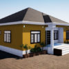 Très bon plan de maison de 3 chambres salon – Image 5