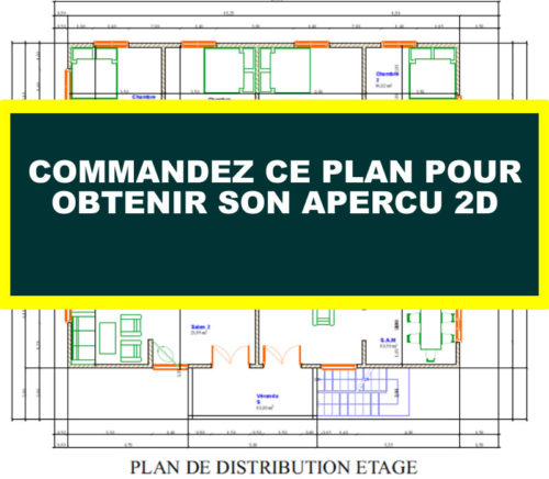 Plan de maison R+1 avec 2 appartements à l'étage – Image 10