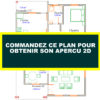 Plan de duplex simple et confortable 5 chambres un salon – Image 9