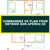 Plan de duplex simple et confortable 5 chambres un salon – Image 10