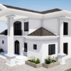 Plan de duplex très confortable 6 chambres un salon – Image 7