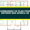 Plan de maison moderne 3 chambres simple et jolie – Image 8